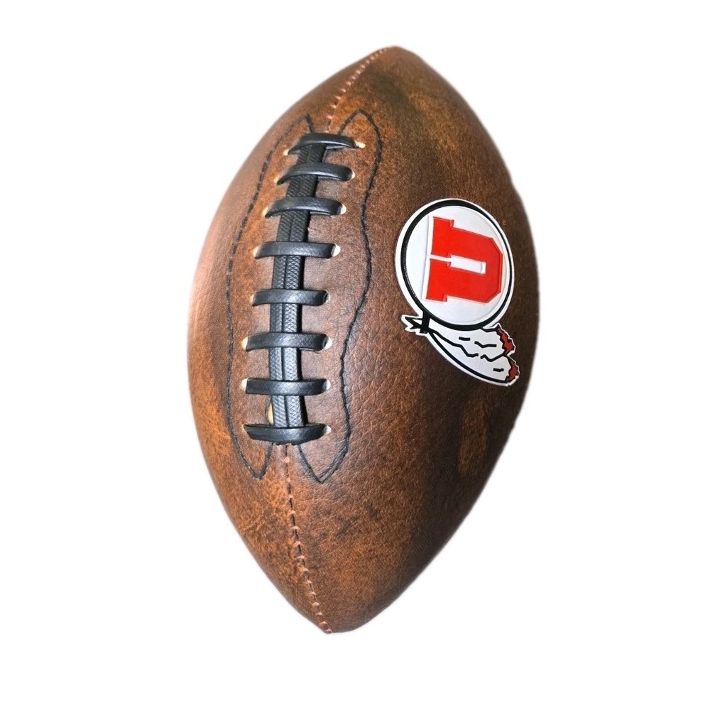 Utah Utes Football GameMaster NCAA Vintage Look Composite Leather Drum Feather L